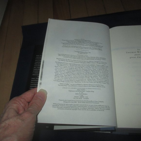 Nightmares and Dreamscapes by Stephen King Hardcover Book (1993) w/ dust cover - Picture 3 of 7